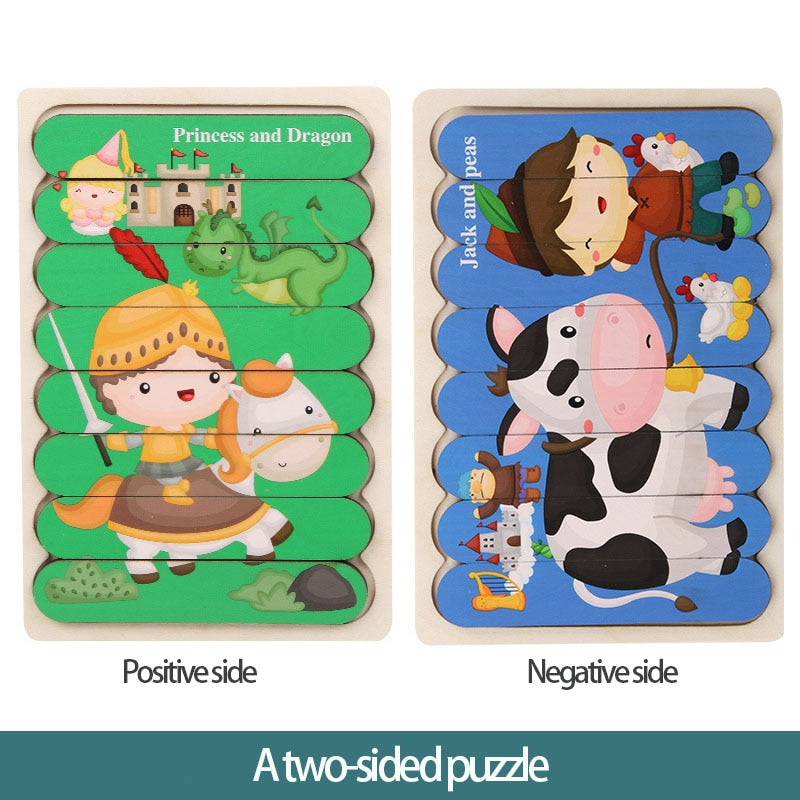 Colorful Wooden Puzzles