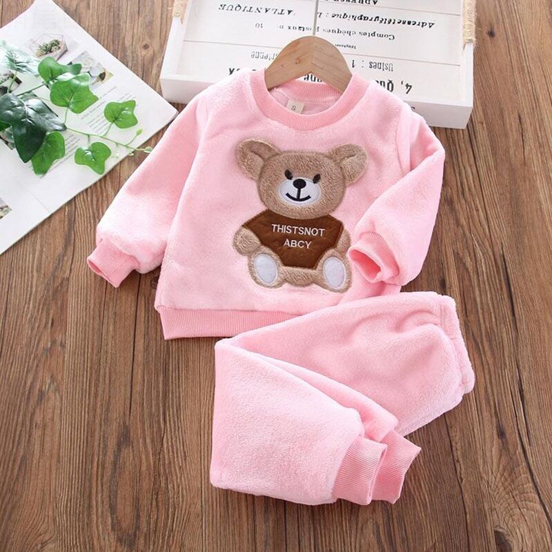 3pc Hooded Fleece Outfit