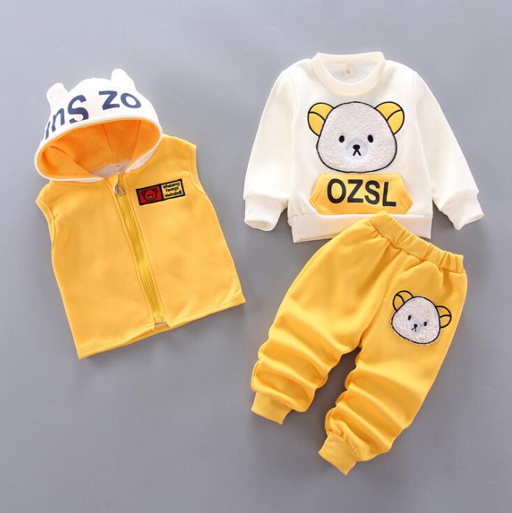 3pc Hooded Fleece Outfit