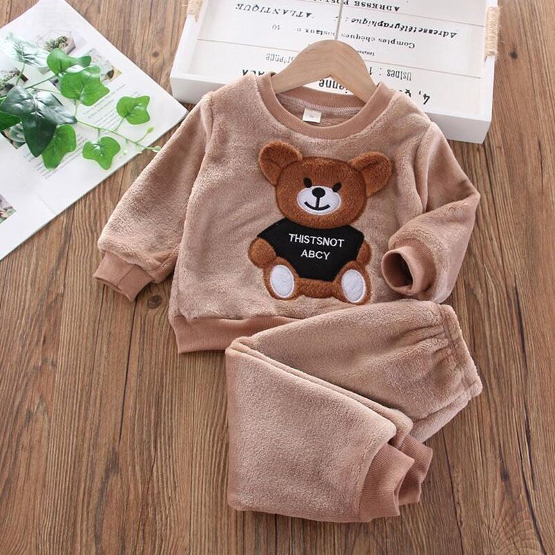 3pc Hooded Fleece Outfit