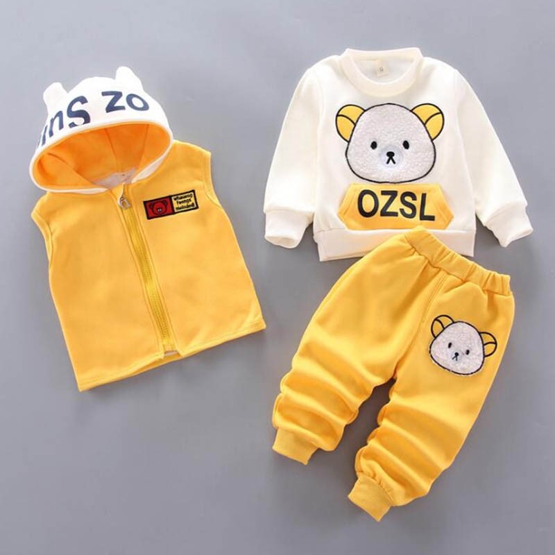 3pc Hooded Fleece Outfit