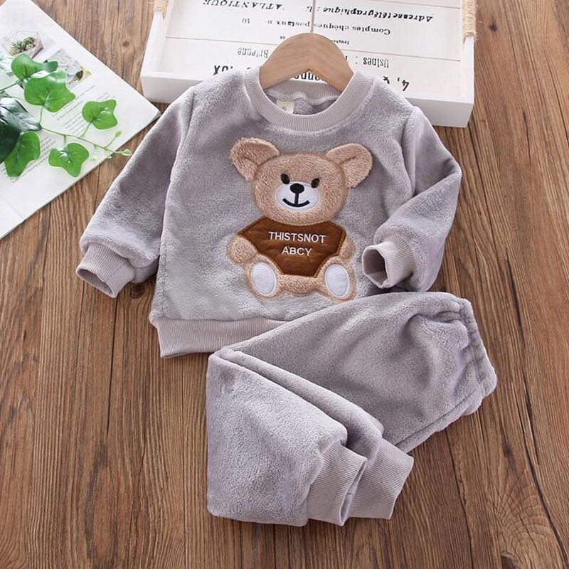 3pc Hooded Fleece Outfit