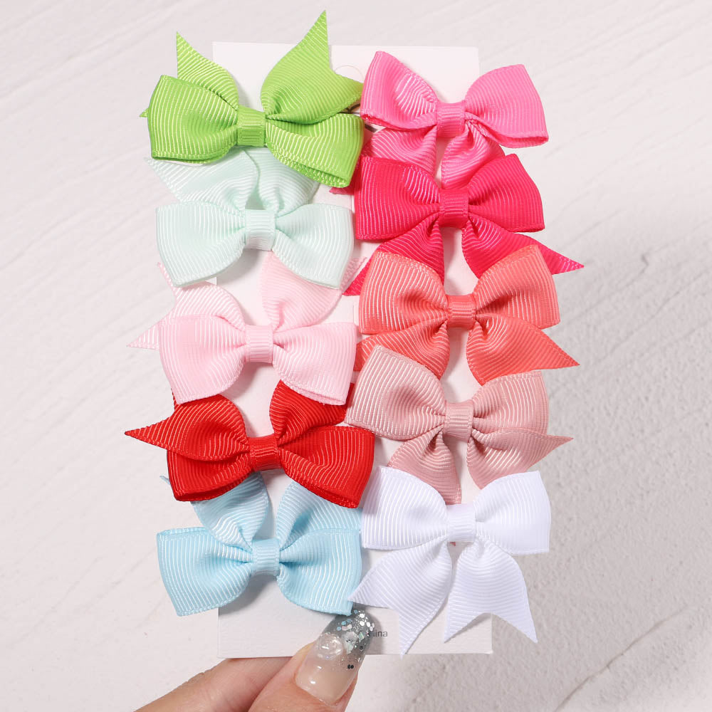 10Pcs/Set Handmade Hair Bows