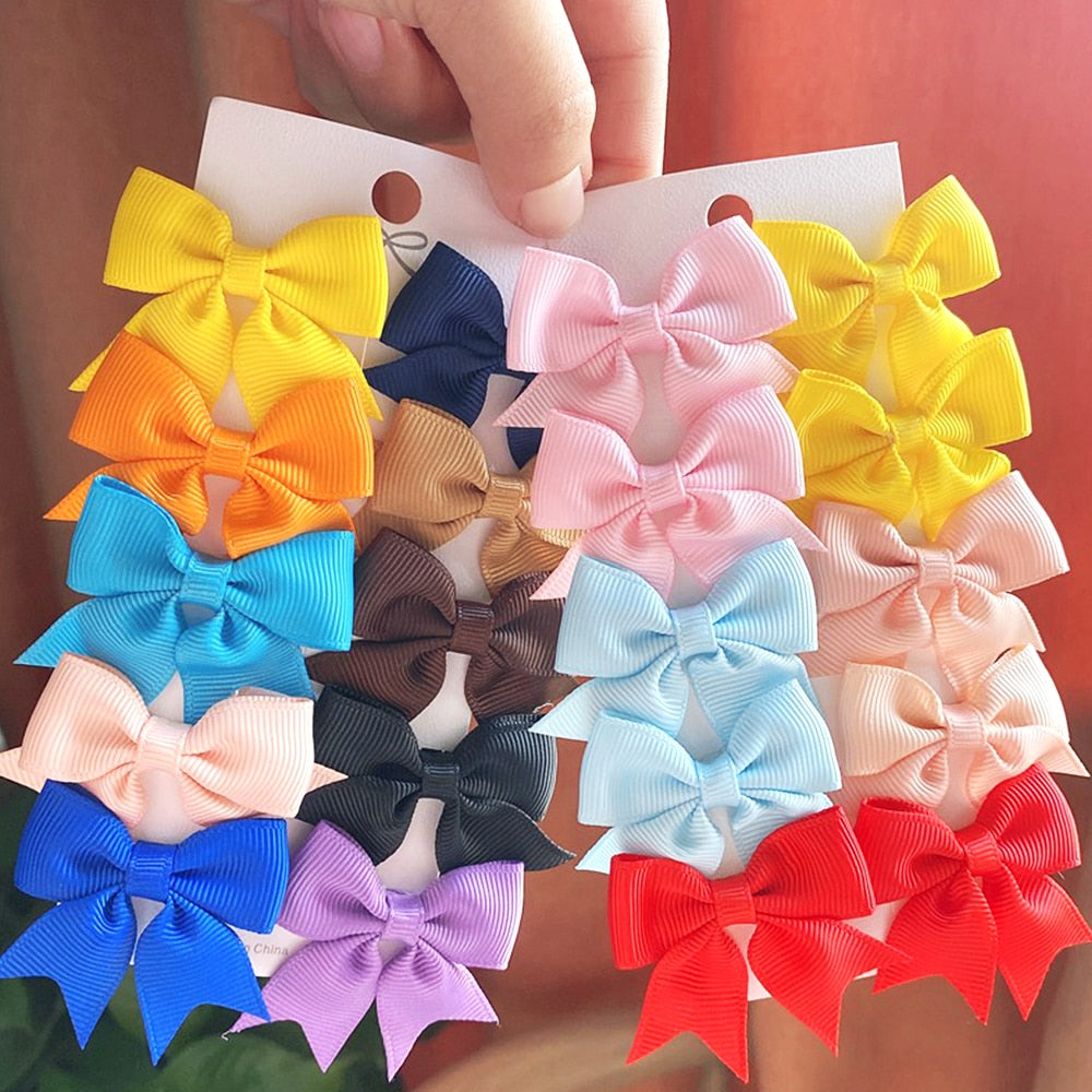 10Pcs/Set Handmade Hair Bows