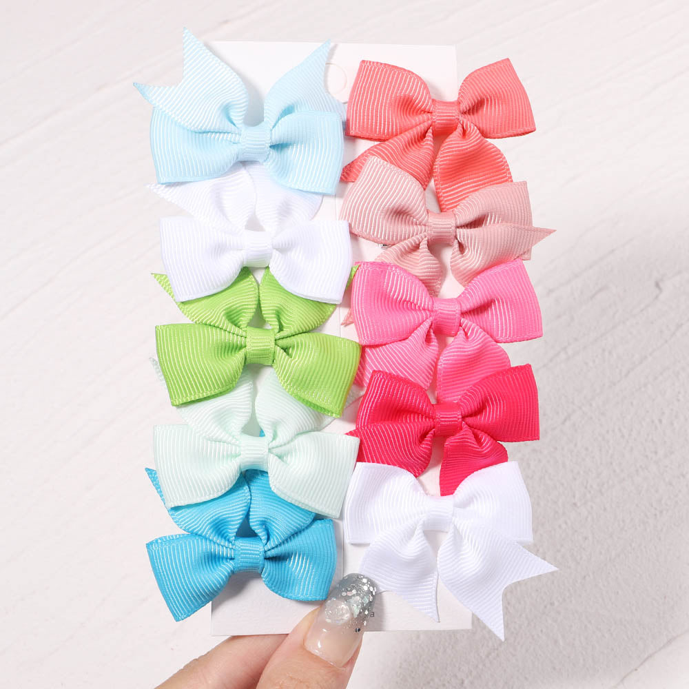 10Pcs/Set Handmade Hair Bows