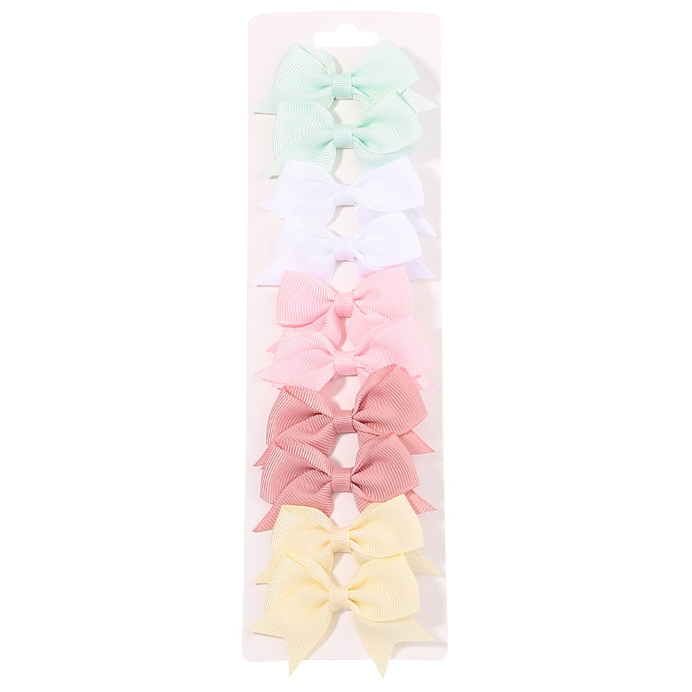 10Pcs/Set Handmade Hair Bows