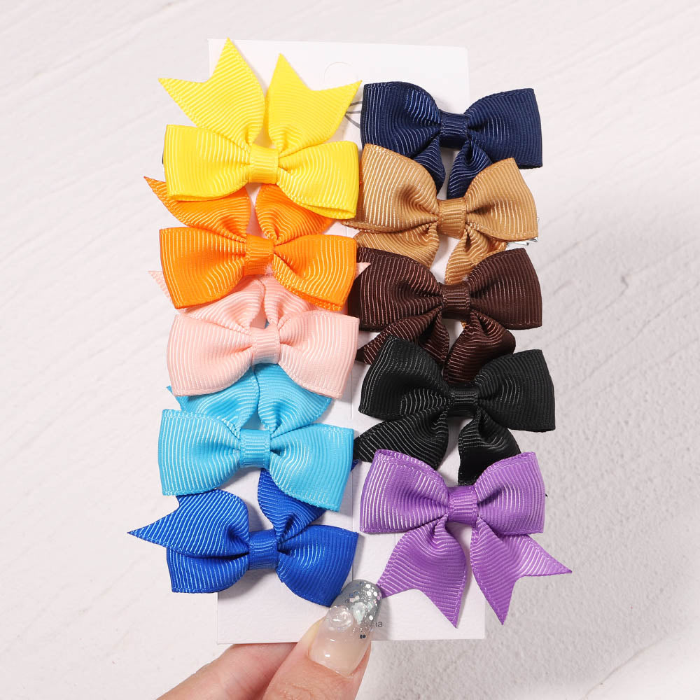 10Pcs/Set Handmade Hair Bows