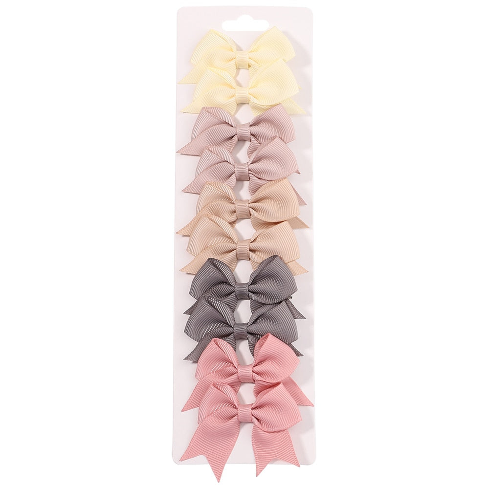 10Pcs/Set Handmade Hair Bows