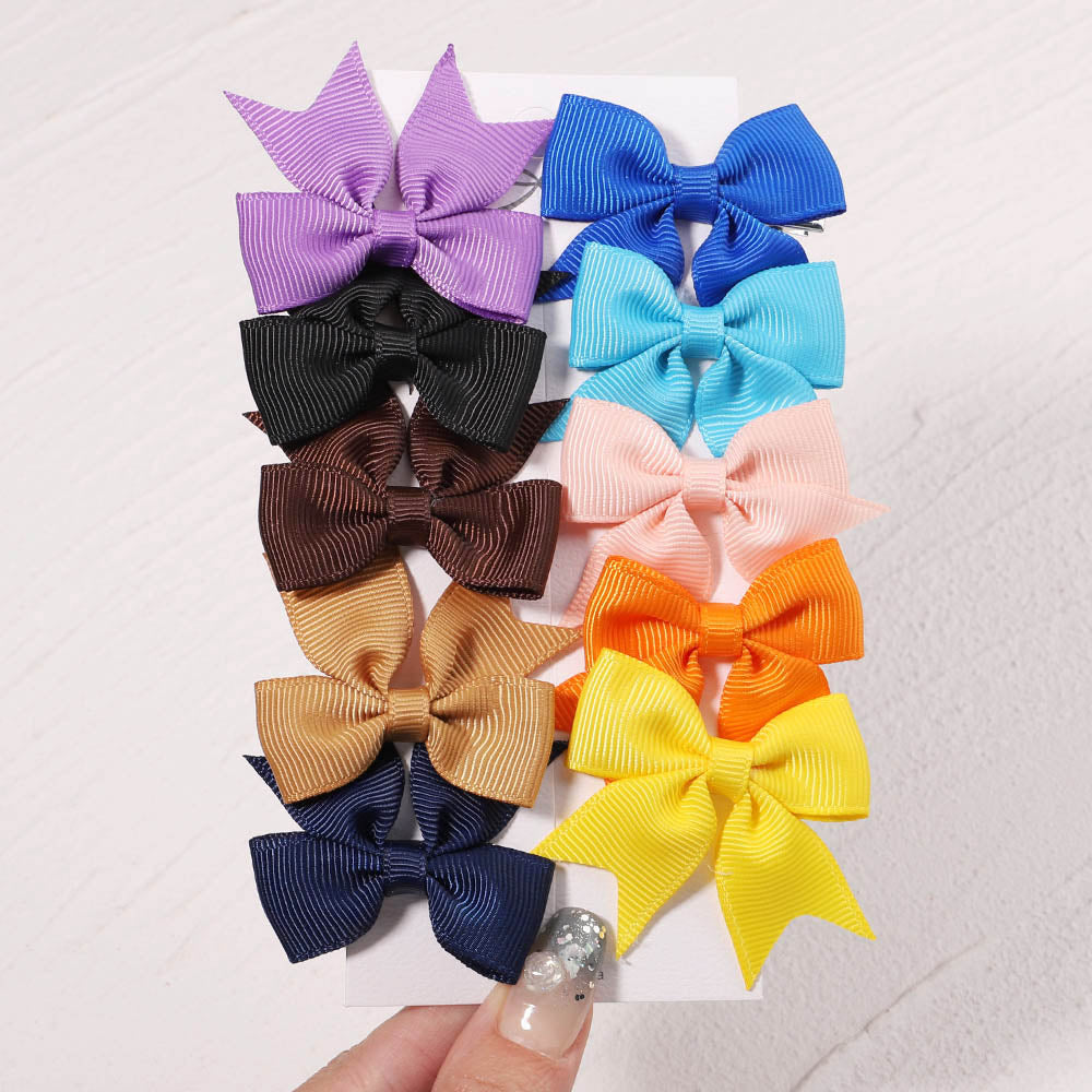 10Pcs/Set Handmade Hair Bows