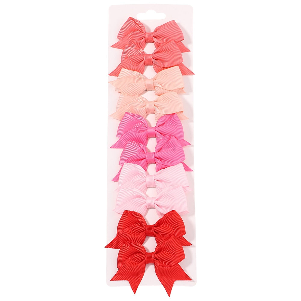 10Pcs/Set Handmade Hair Bows